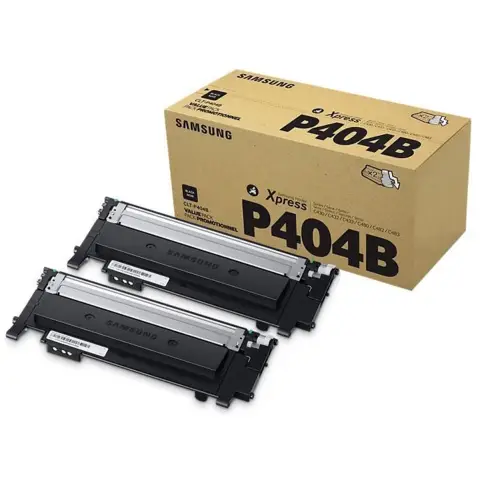 Samsung CLT-P404B - Zestaw 2 czarnych tonerów CLT-K404S